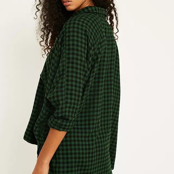 Urban Outfitters Plaid Green Women's Top - Picture 2 of 5